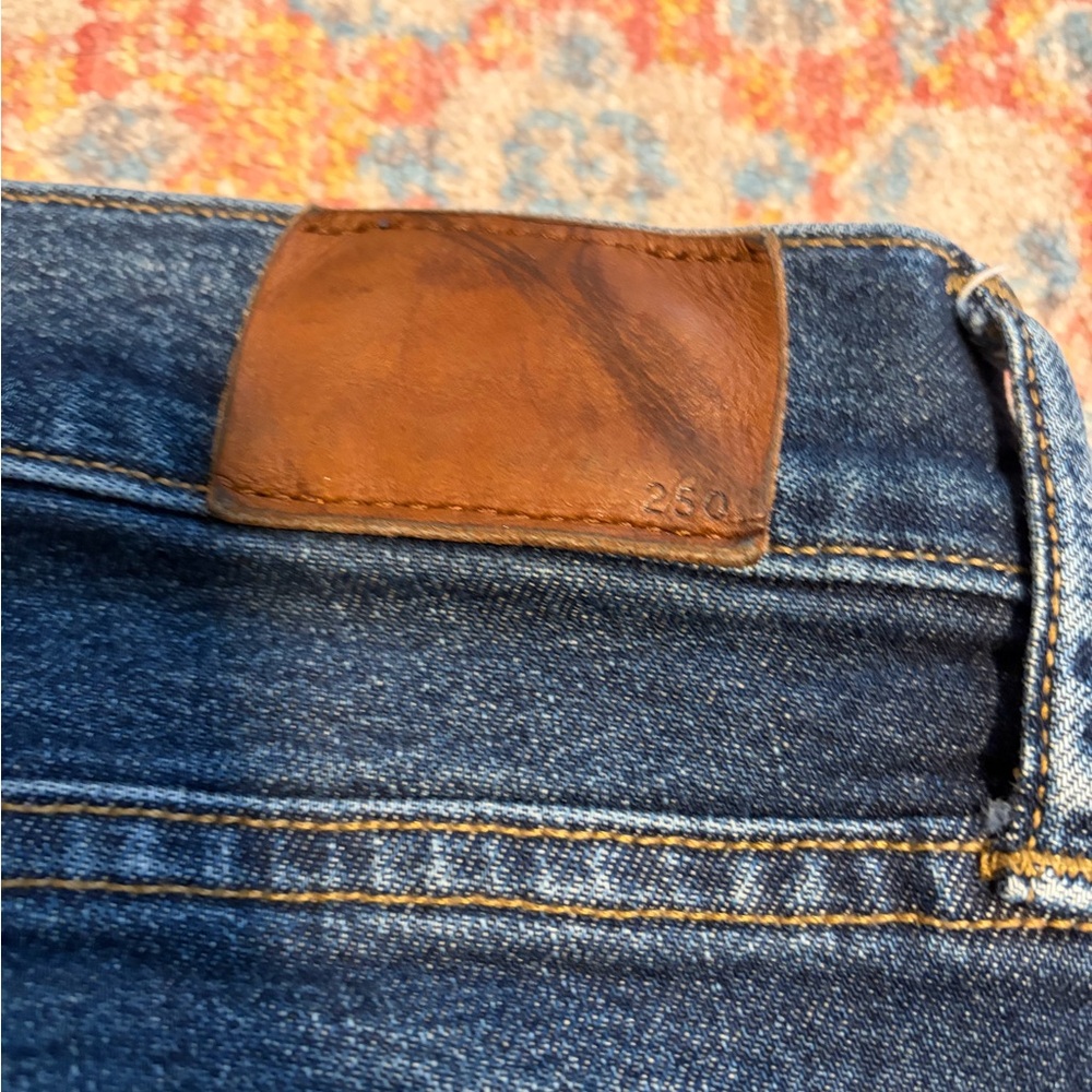 Jcrew 250 stretch straight leg dark denim jeans - Picture 6 of 8